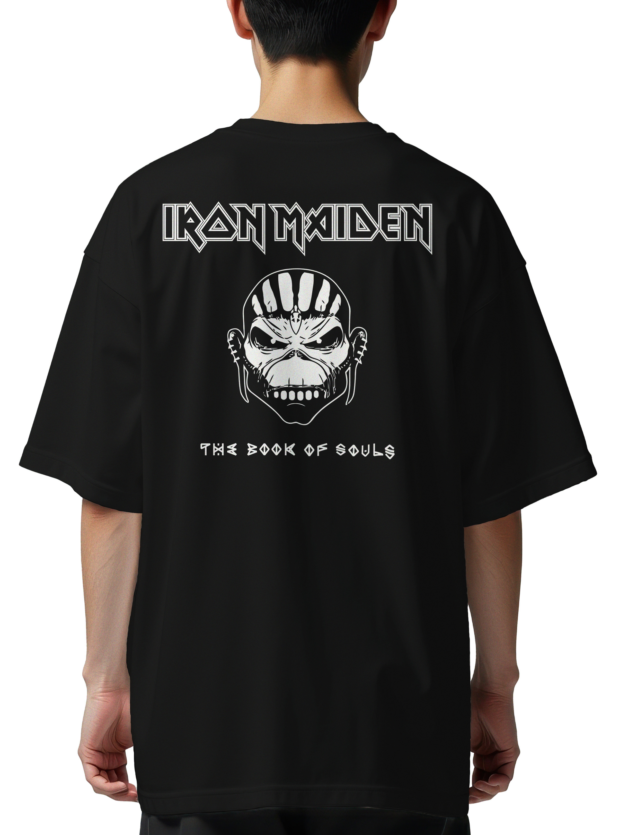 Oversized T-Shirt Iron Maiden Book Of Souls Rock Avenue Black
