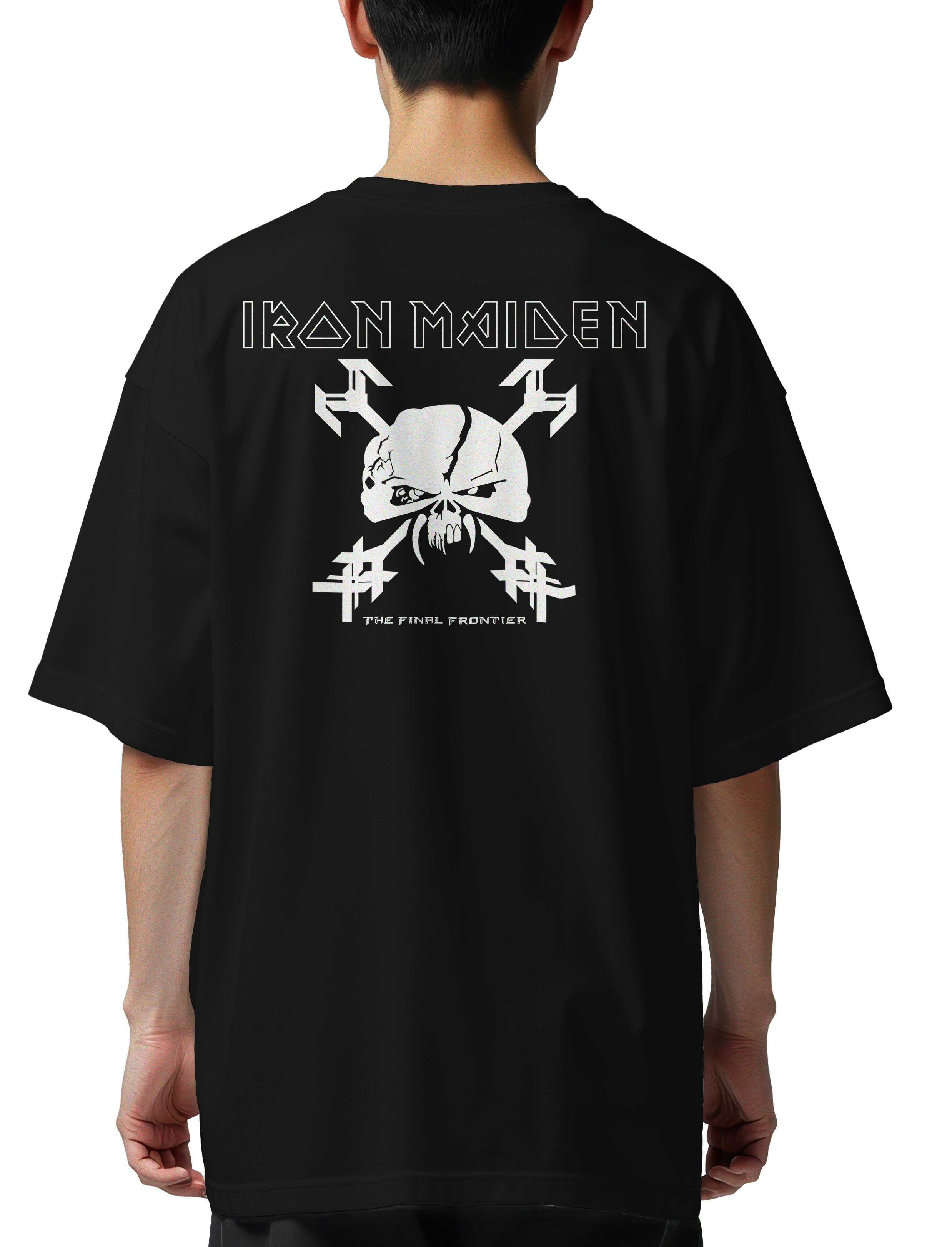 Oversized T-Shirt Iron Maiden The Final Frontier Rock Avenue Black