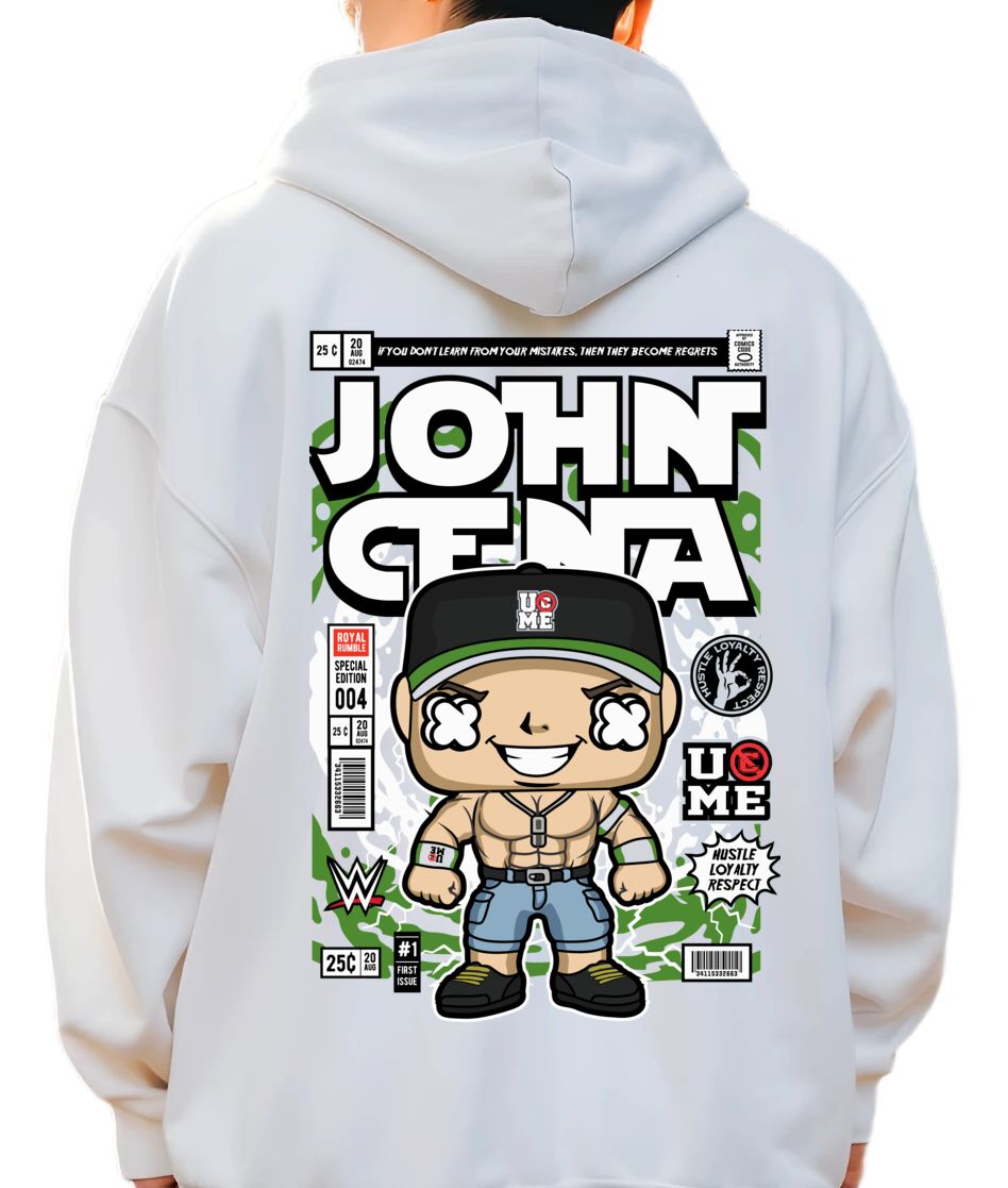 Hoodie John Cena Pop Culture White