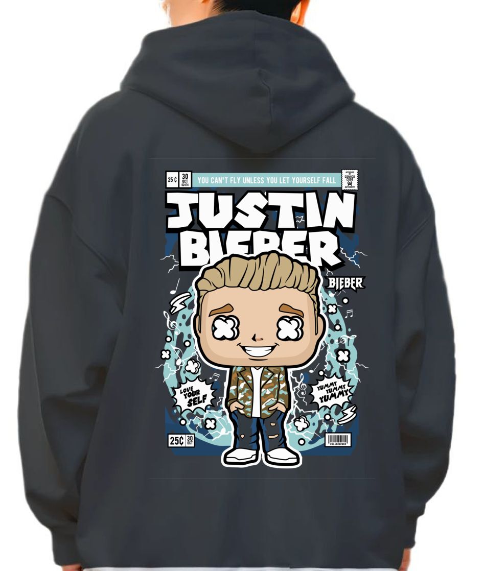 Hoodie Justin Bieber Pop Culture Black