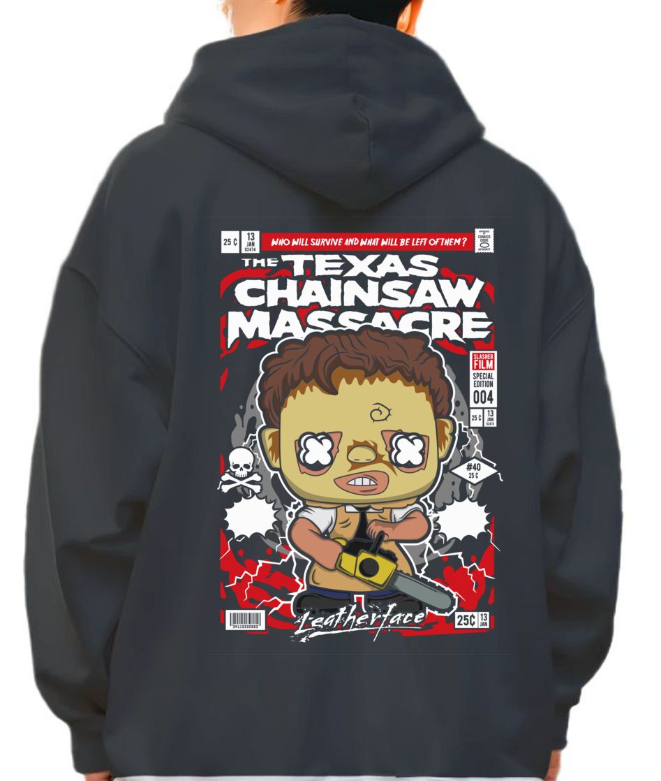 Hoodie Leatherface Pop Culture Black