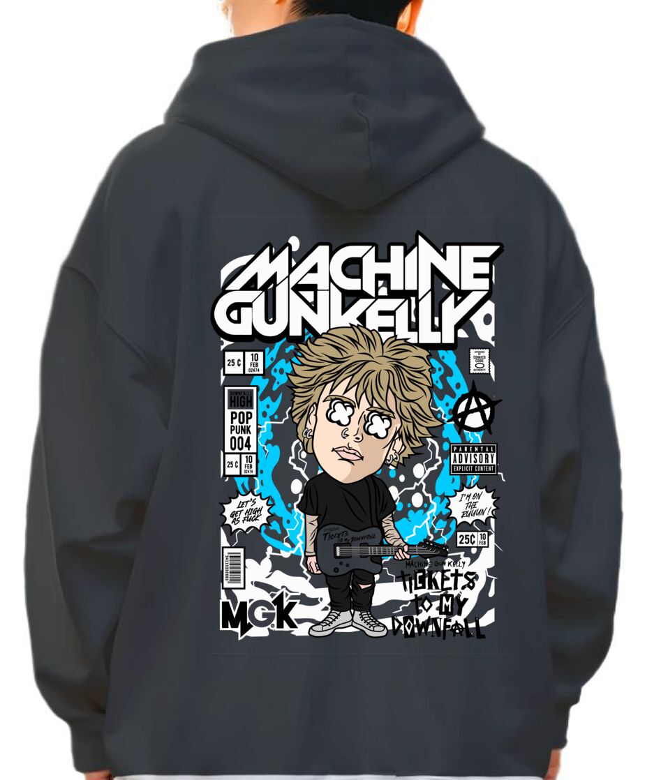 Hoodie Machine Gun Kelly Pop Culture Black