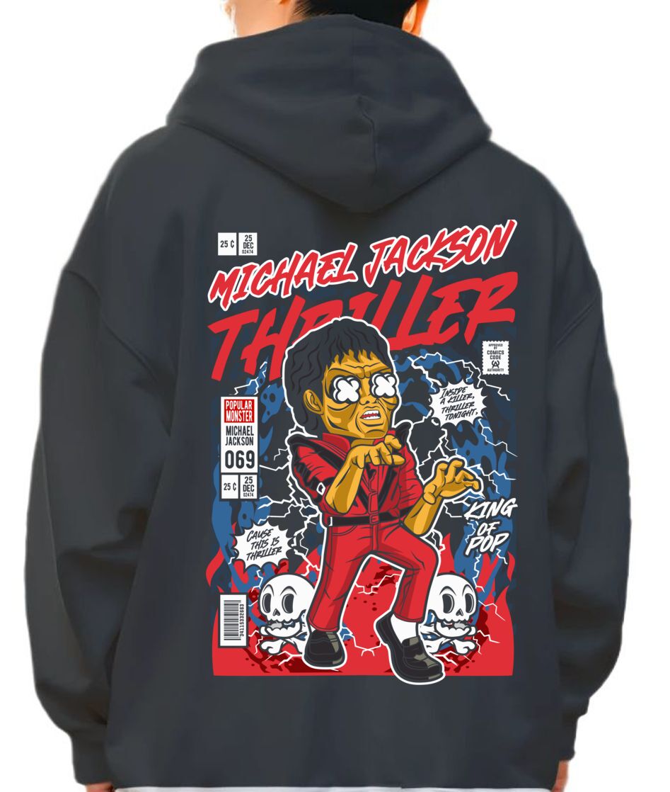 Hoodie Michael Jackson Thriller Pop Culture Black