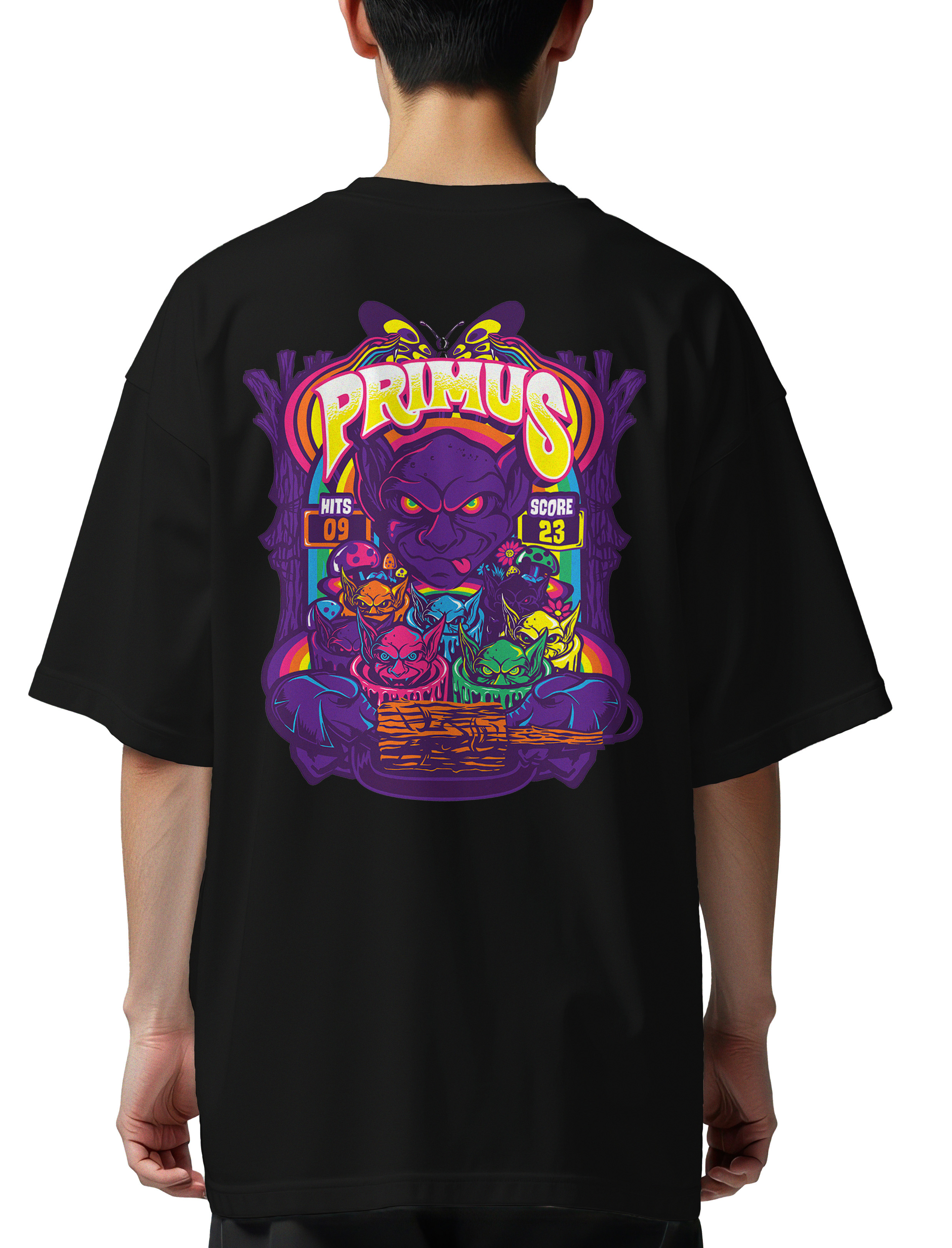 Oversized T-Shirt Primus Rock Avenue Black