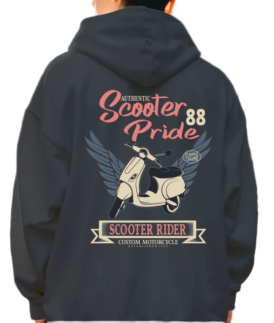 Hoodie Scooter Pride Pop Culture Black
