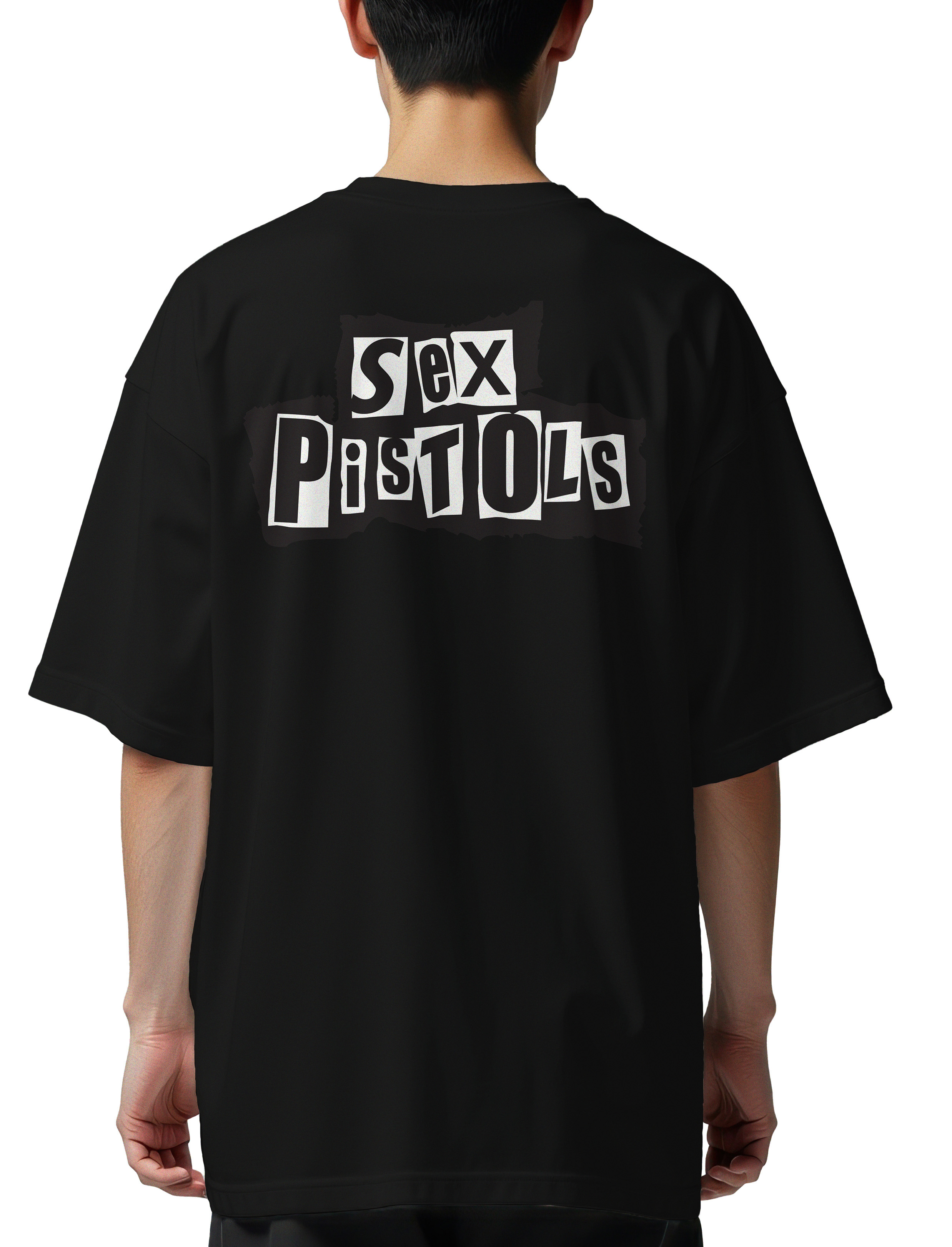 Oversized T-Shirt Sex Pistols Rock Avenue Black