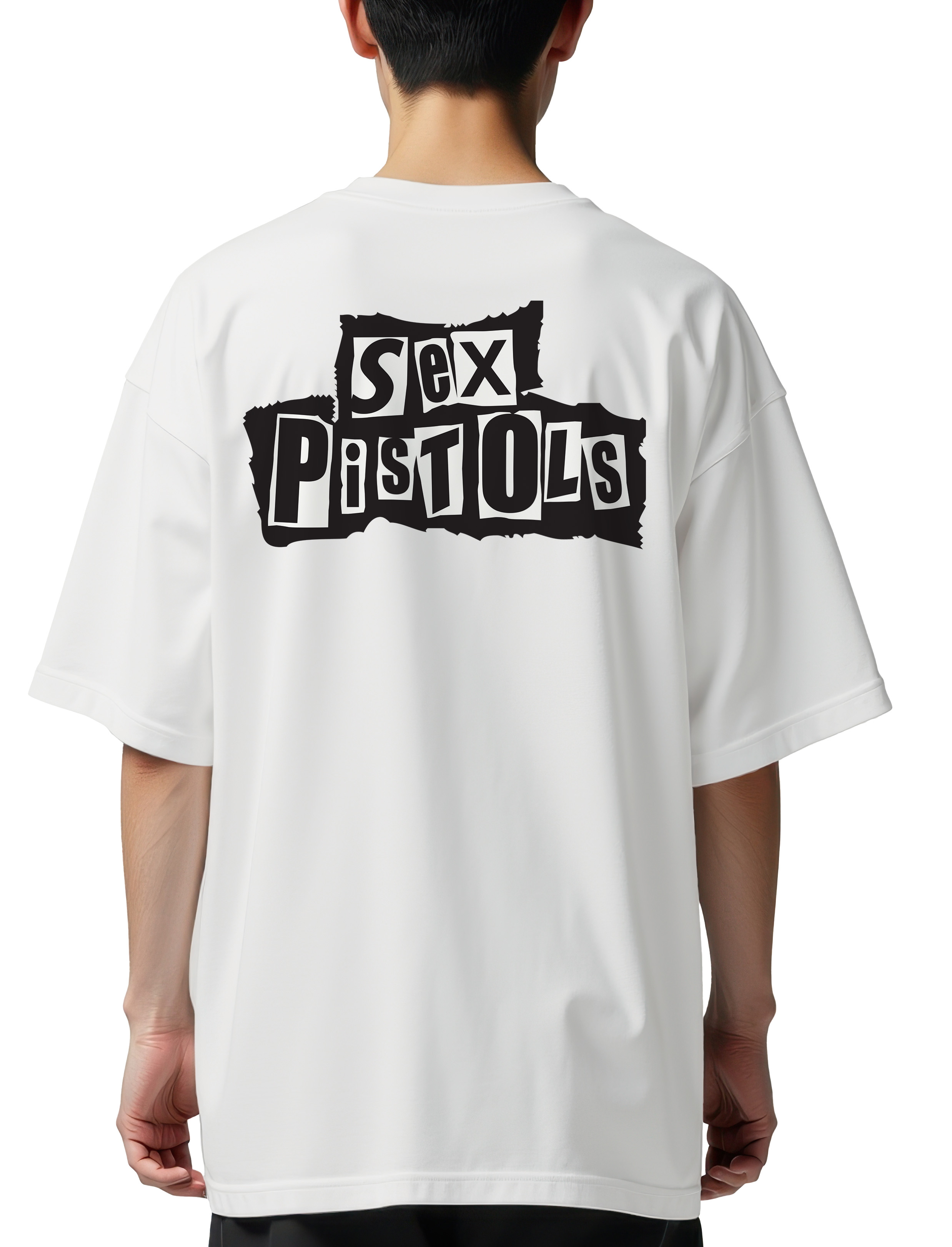 Oversized T-Shirt Sex Pistols Rock Avenue White