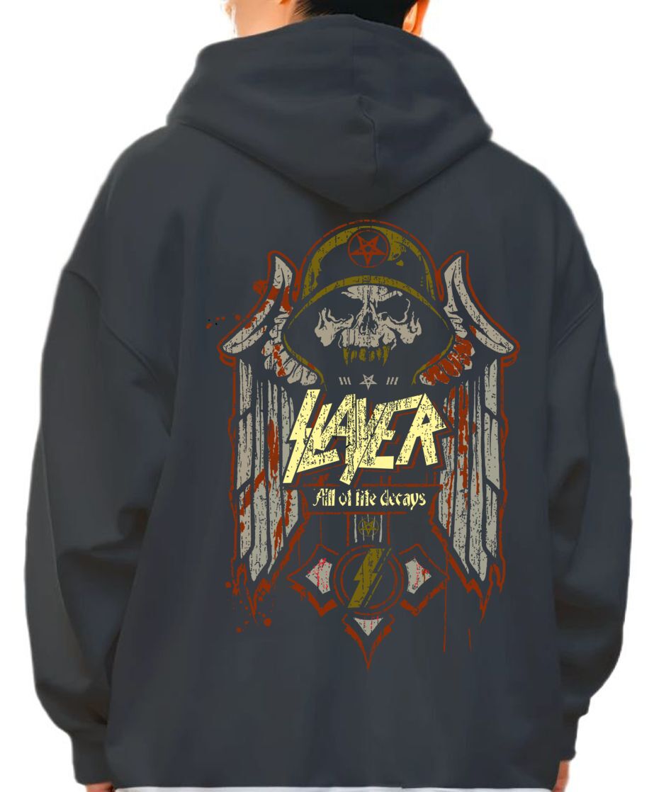 Hoodie Slayer Rock Avenue Black