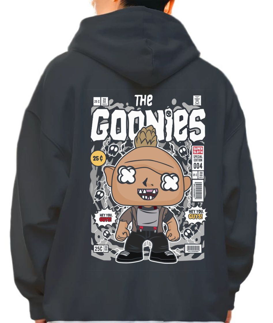 Hoodie Sloth The Goonies Pop Culture Black