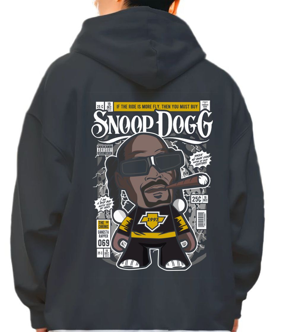 Hoodie Snoop Dog Pop Culture Black