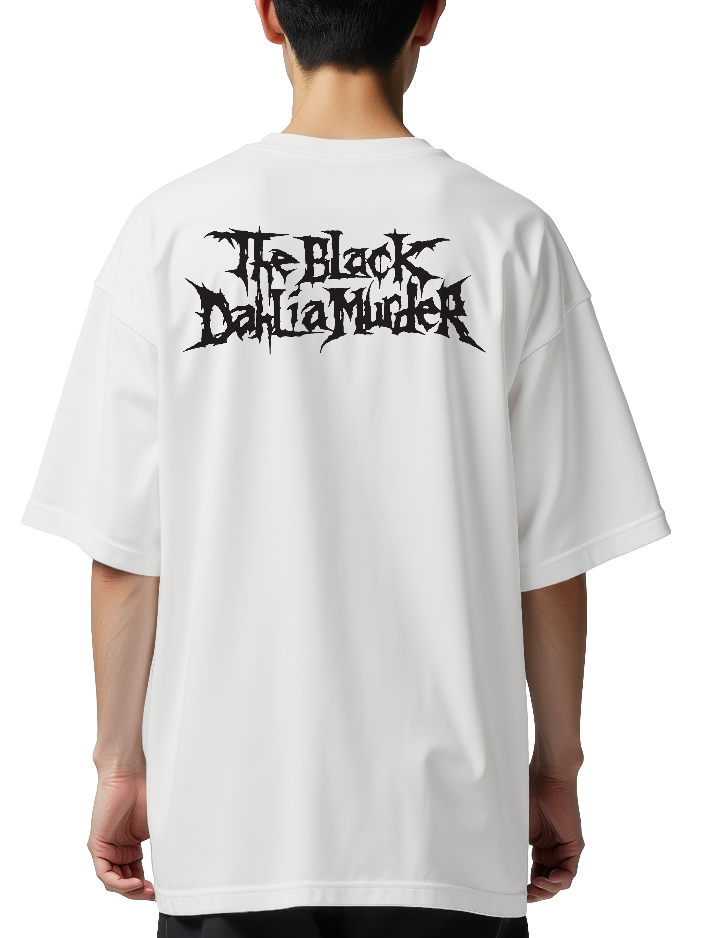 Oversized T-Shirt The Black Dahlia Murder Rock Avenue White