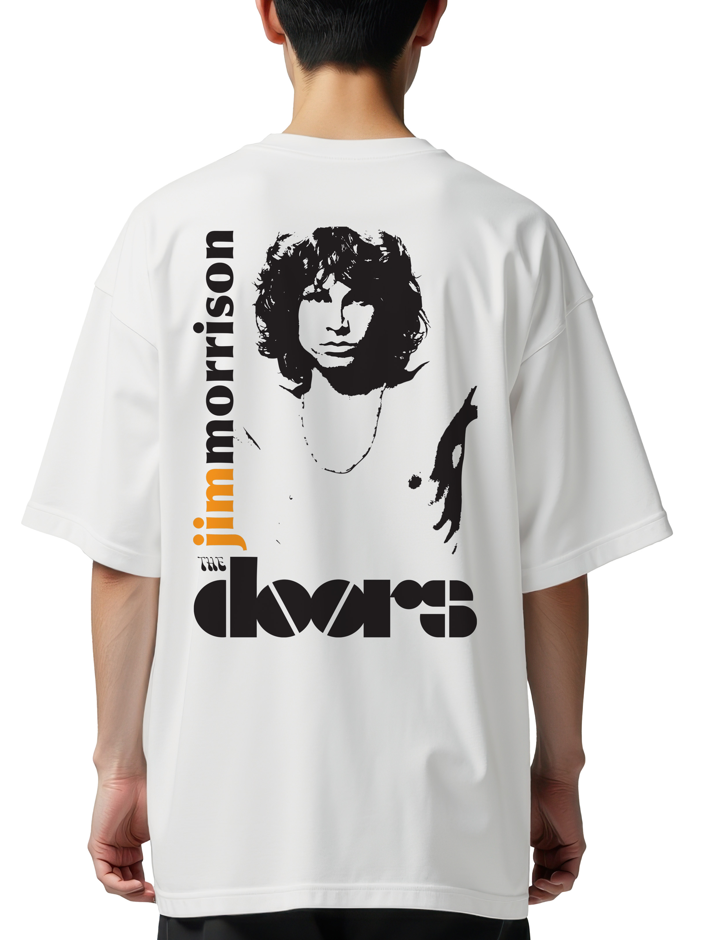 Oversized T-Shirt The Doors Jim Morrison Rock Avenue White