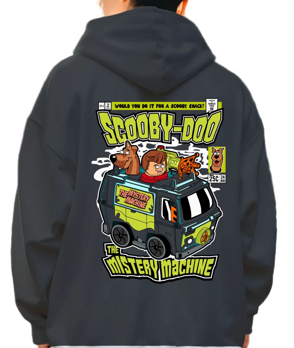 Hoodie The Mistery Machine Pop Culture Black