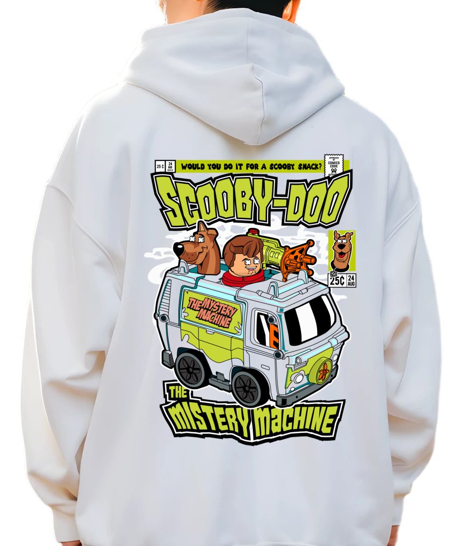 Hoodie The Mistery Machine Pop Culture White