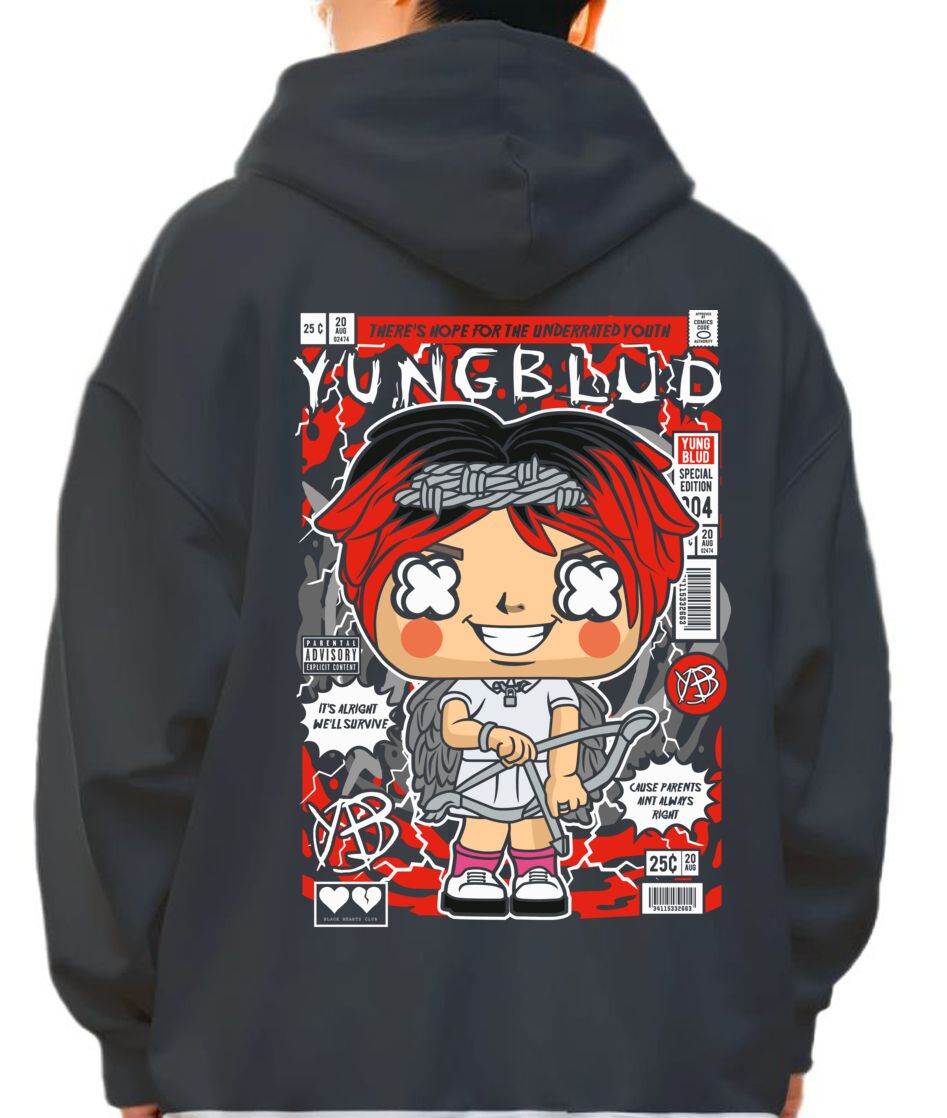 Hoodie Yungblud Pop Culture Black