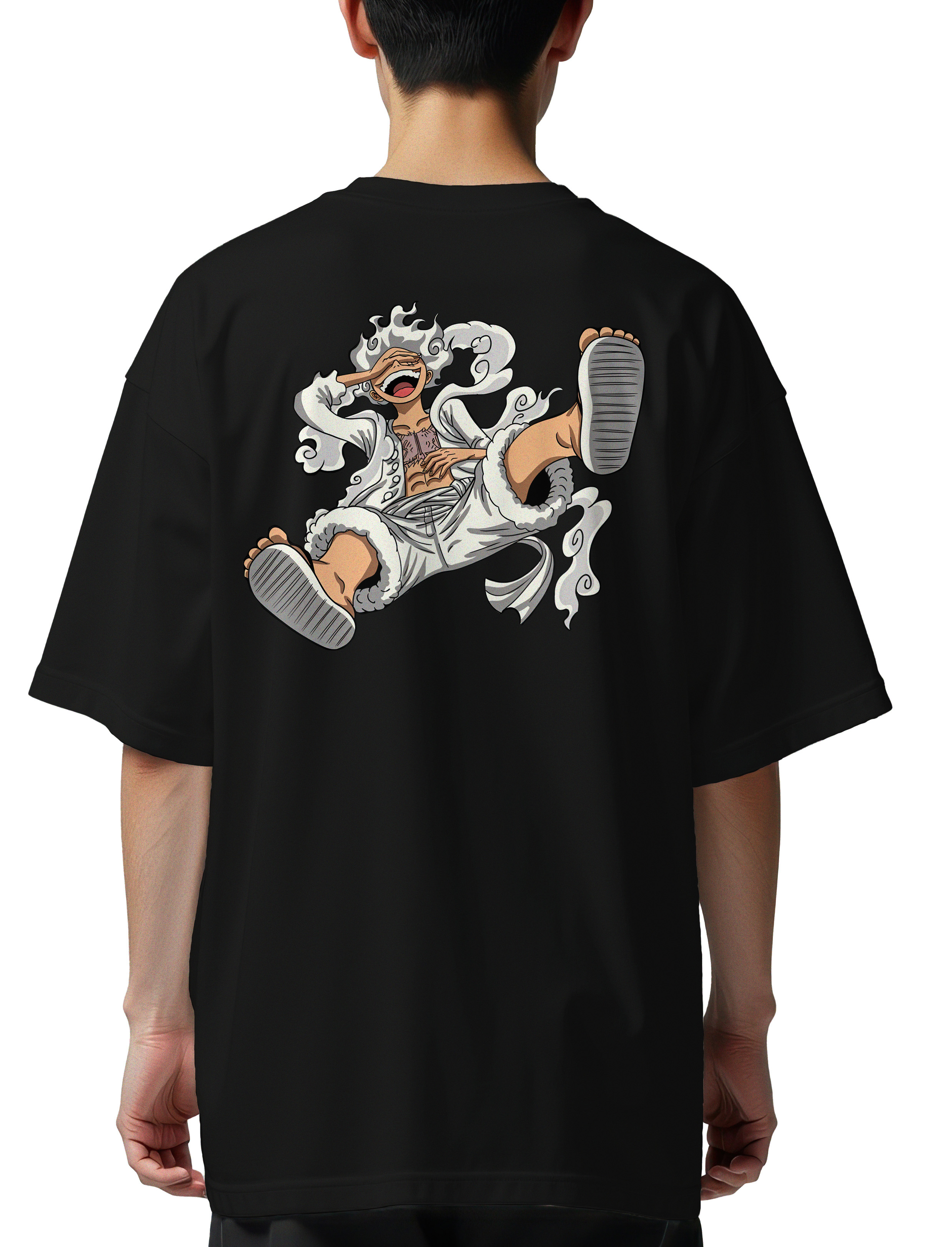 Oversized T-Shirt Monkey D Luffy II Pop Culture Black