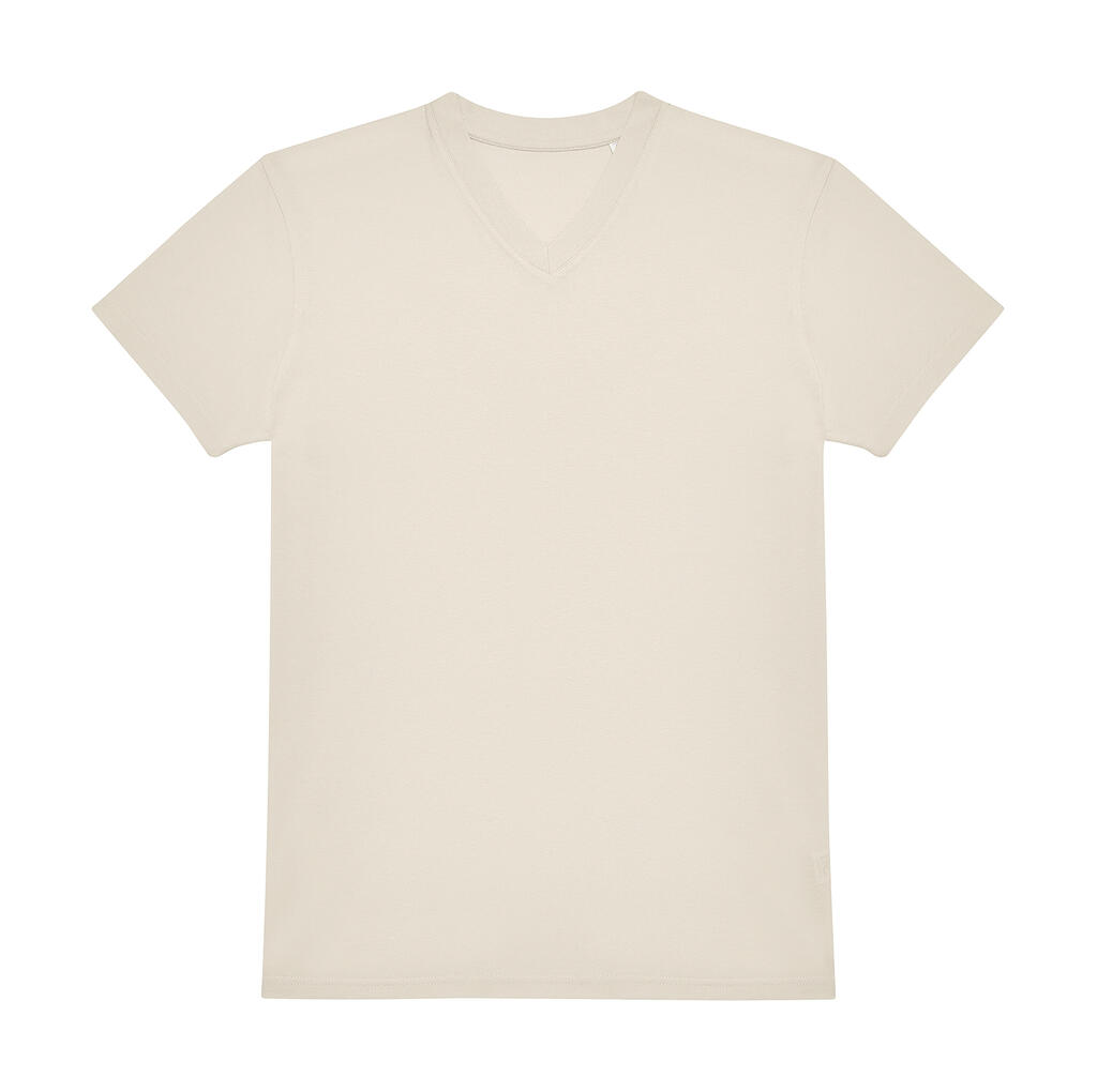 T-Shirt με V Λαιμόκοψη E150 B & C Off White