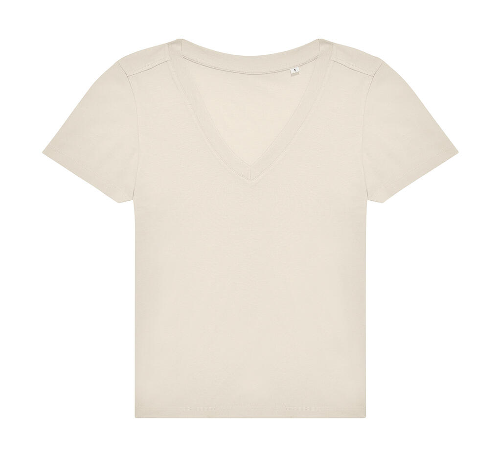 Γυναικείο T-Shirt με V E150 B & C 04042002 Off White