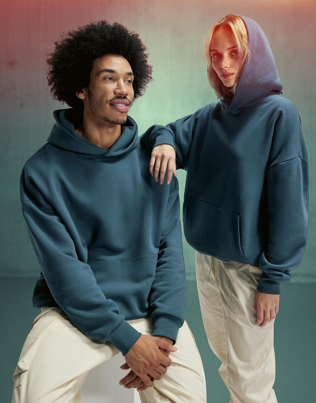 Hoodie Φούτερ 20842101 B C Influence Black ανδρικά Simple Wear