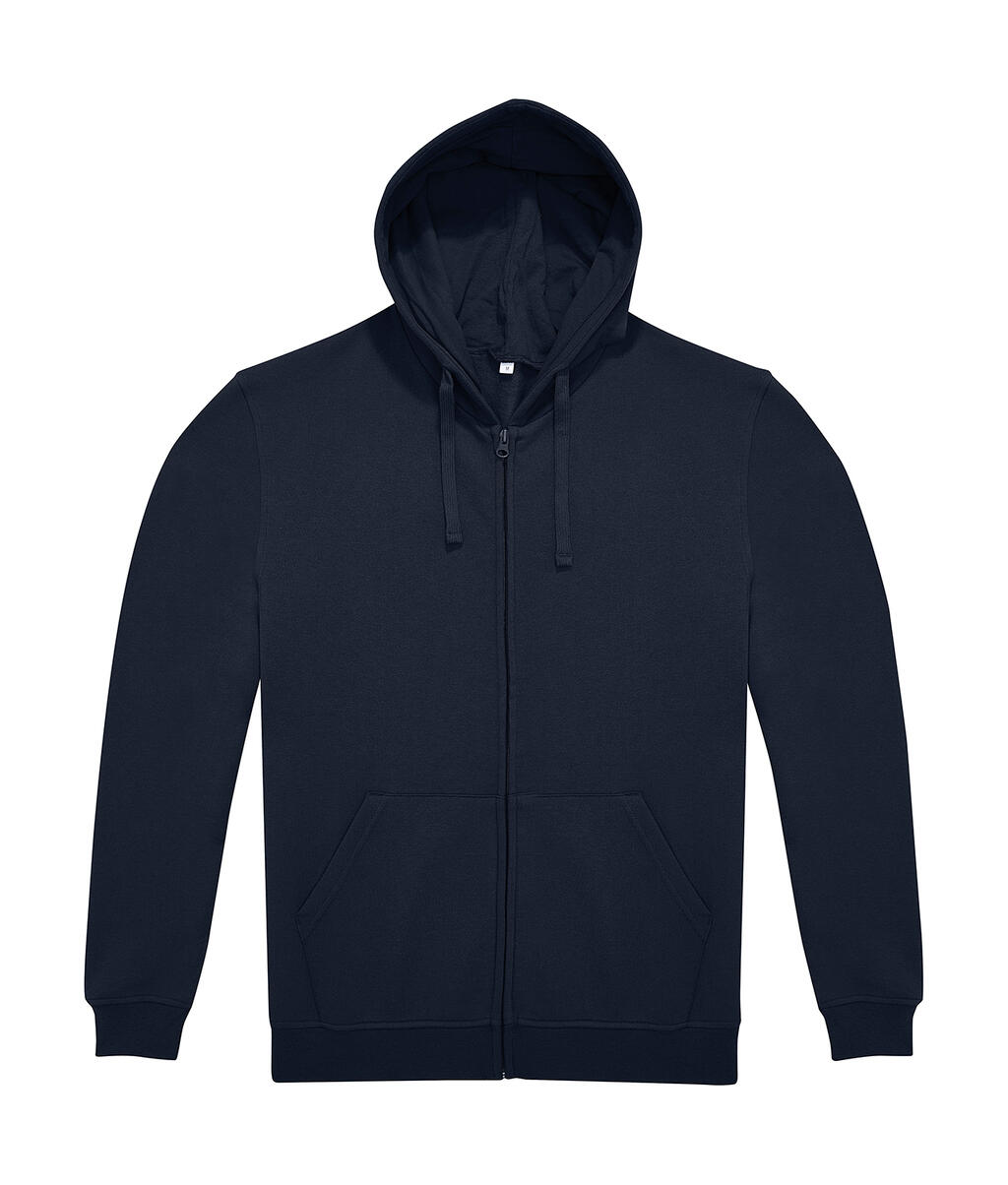 Unisex Hoodie Φούτερ με Φερμουάρ ID.224 B & C Navy