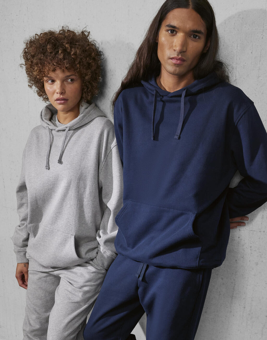 Unisex Φούτερ με Κουκούλα Id 333 B C 23742002 Off White ανδρικά Simple Wear