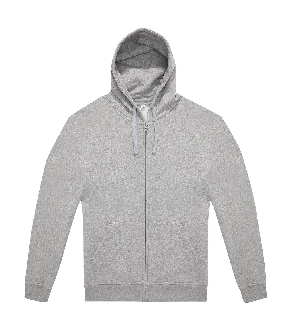 Unisex Hoodie Φούτερ με Φερμουάρ ID.334 B&C Sport Grey