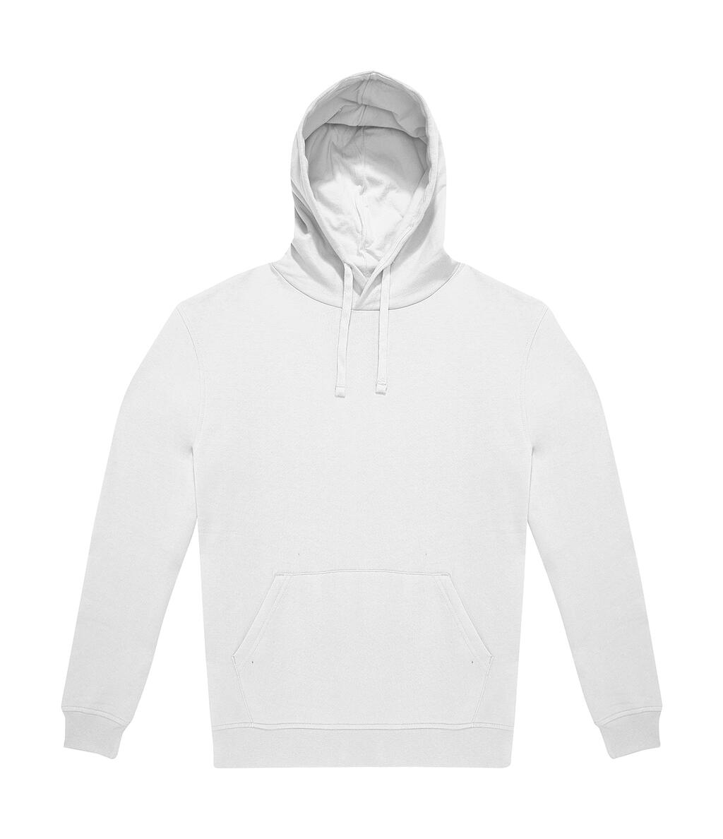 Unisex Φούτερ με Κουκούλα Hoodie ID.223 B & C White