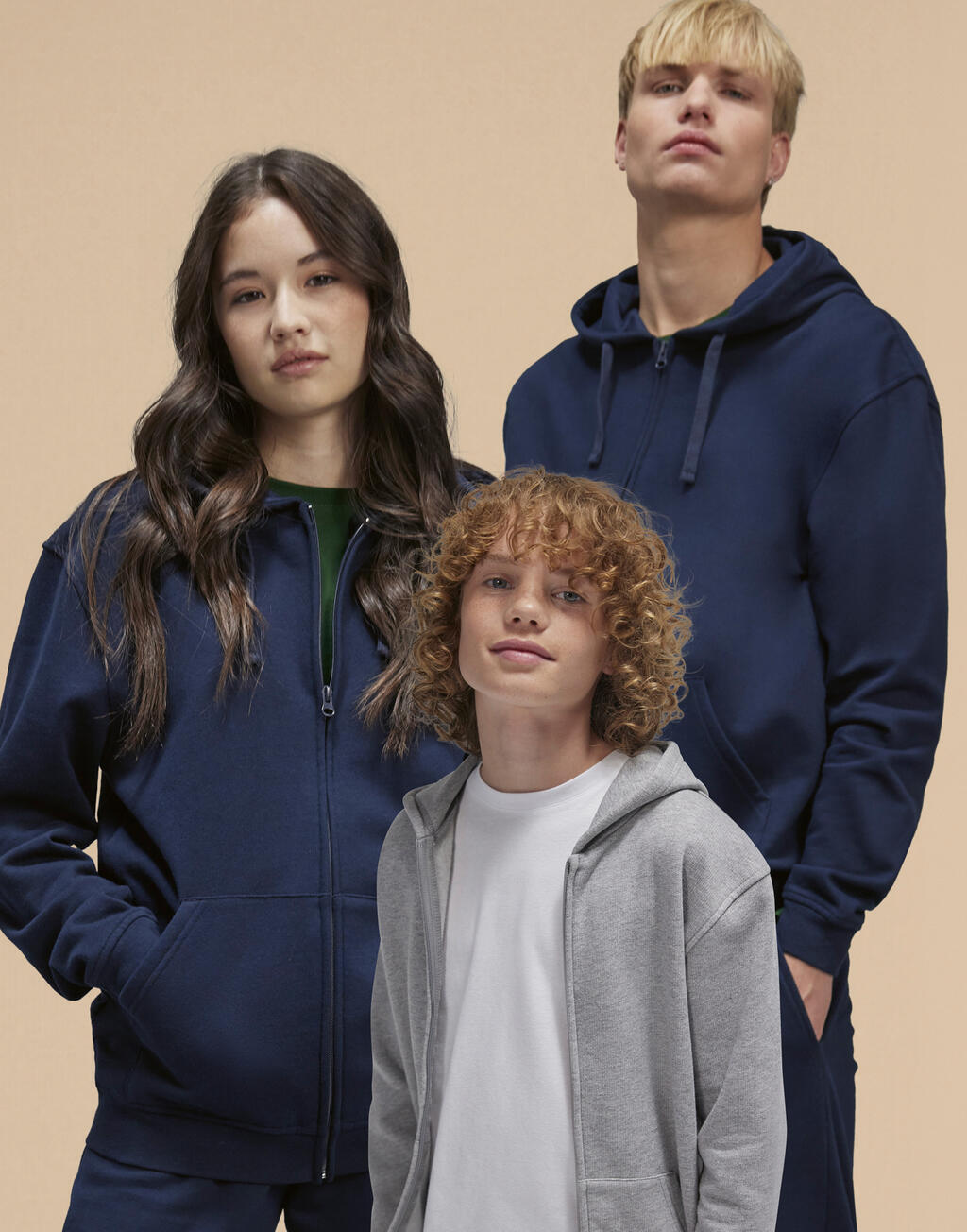 Παιδικό Φούτερ Hoodie με Φερμουάρ Id 334 B C Navy παιδικά Simple Wear