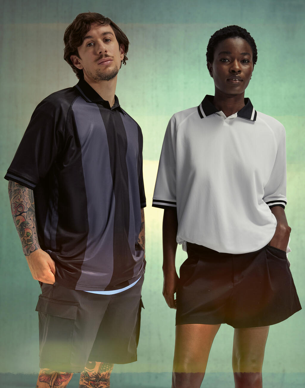 Αθλητικό Μπλουζάκι Polo 50442000 B C Unisex White ανδρικά Μπλούζες Simple Wear