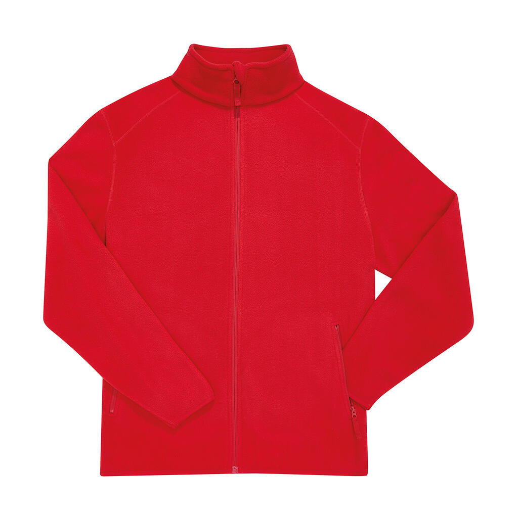 Unisex Fleece Ζακέτα Reset 80042400 B & C Micro Polar Fleece Red