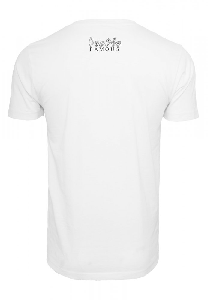 Ανδρικό T-Shirt Fa010 Famous Fms Sign White Outlet ανδρικά Simple Wear Μπλουζάκια κοντομάνικα