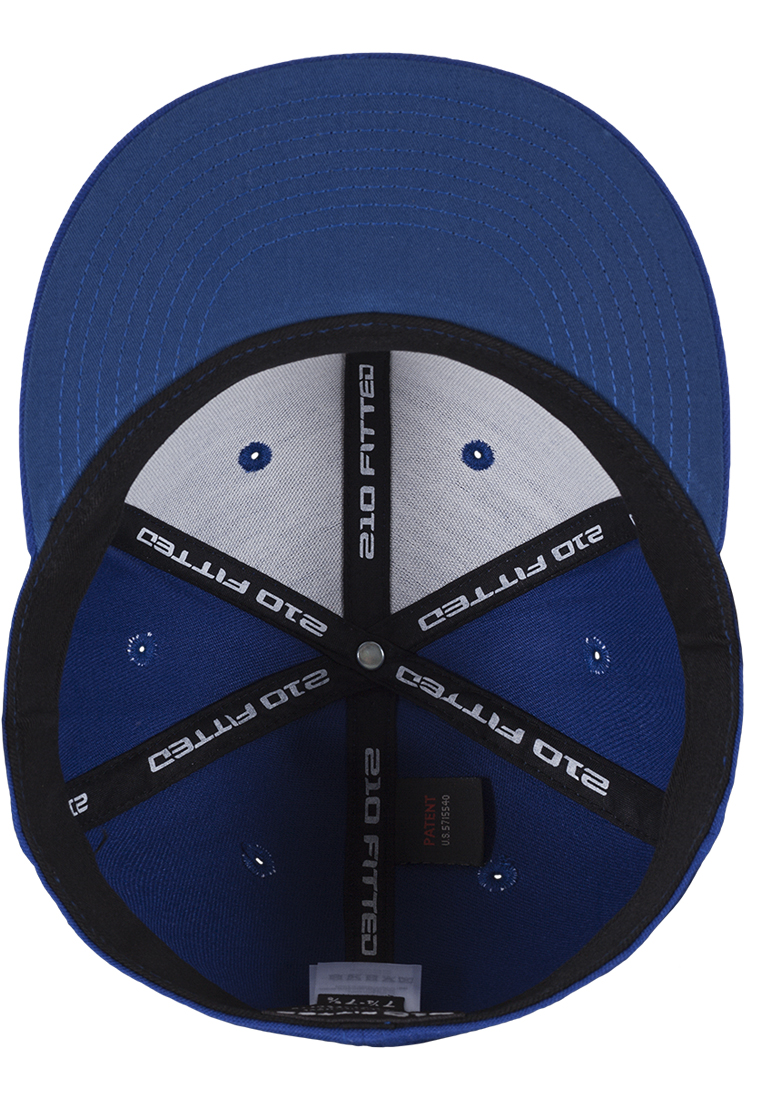 Καπέλο Jockey Premium 210 Fitted 6210-00205 Flexfit Royal αξεσουάρ Καπέλα Simple Wear