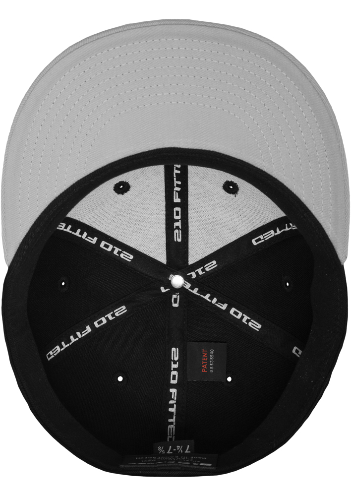 Καπέλο 6210T Flexfit Premium 210 Fitted 2-Tone Blk Gry αξεσουάρ Καπέλα Simple Wear