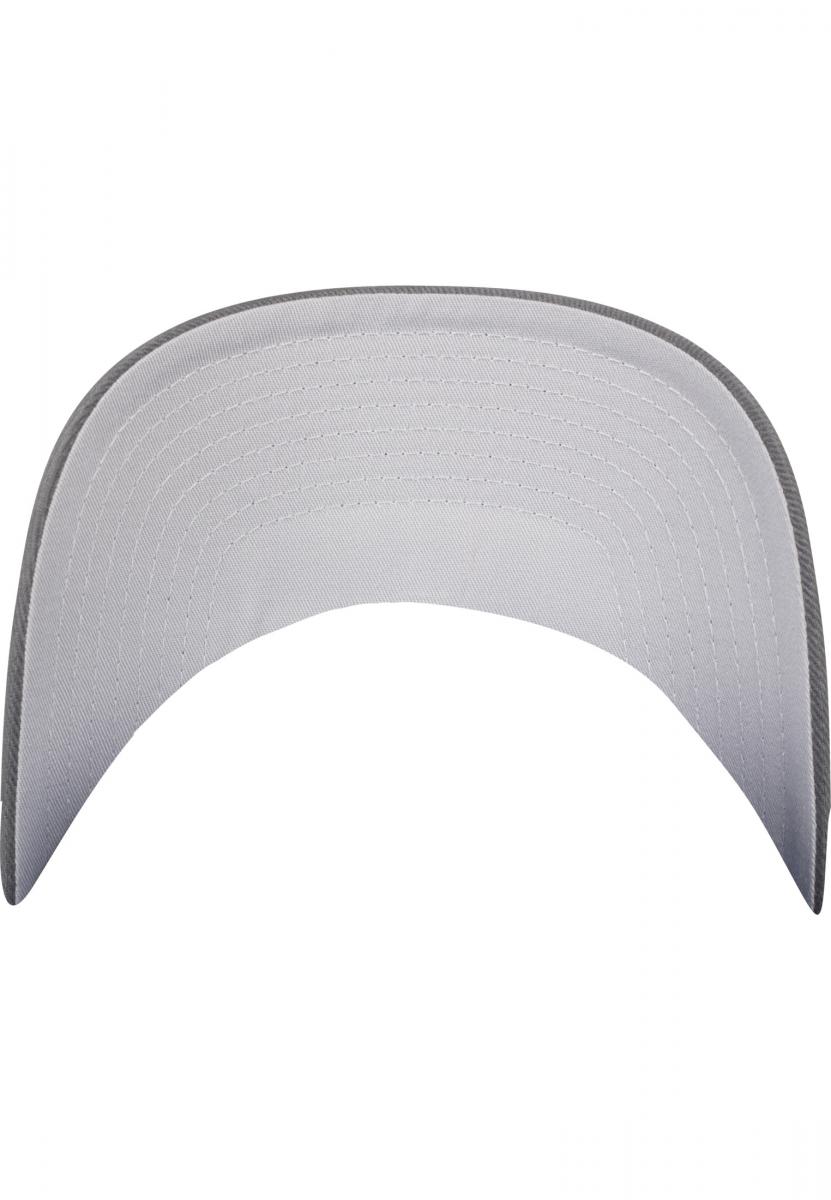 Καπέλο Jockey Brushed Twill 6377 Flexfit Grey αξεσουάρ Καπέλα Simple Wear