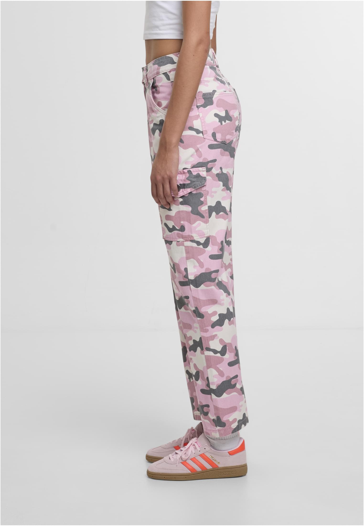 Παντελόνι Jeans Straight Fit DFLJS197-00935 DEF Pink Camo