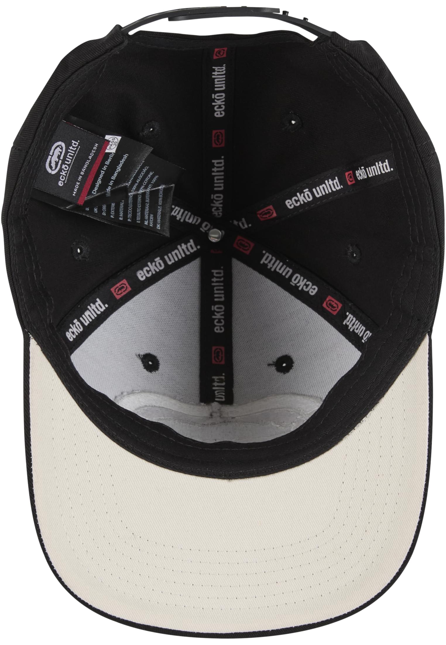 Καπέλο Baseball Eckoca1037-02343 Ecko Unltd Jet Black αξεσουάρ Καπέλα Simple Wear