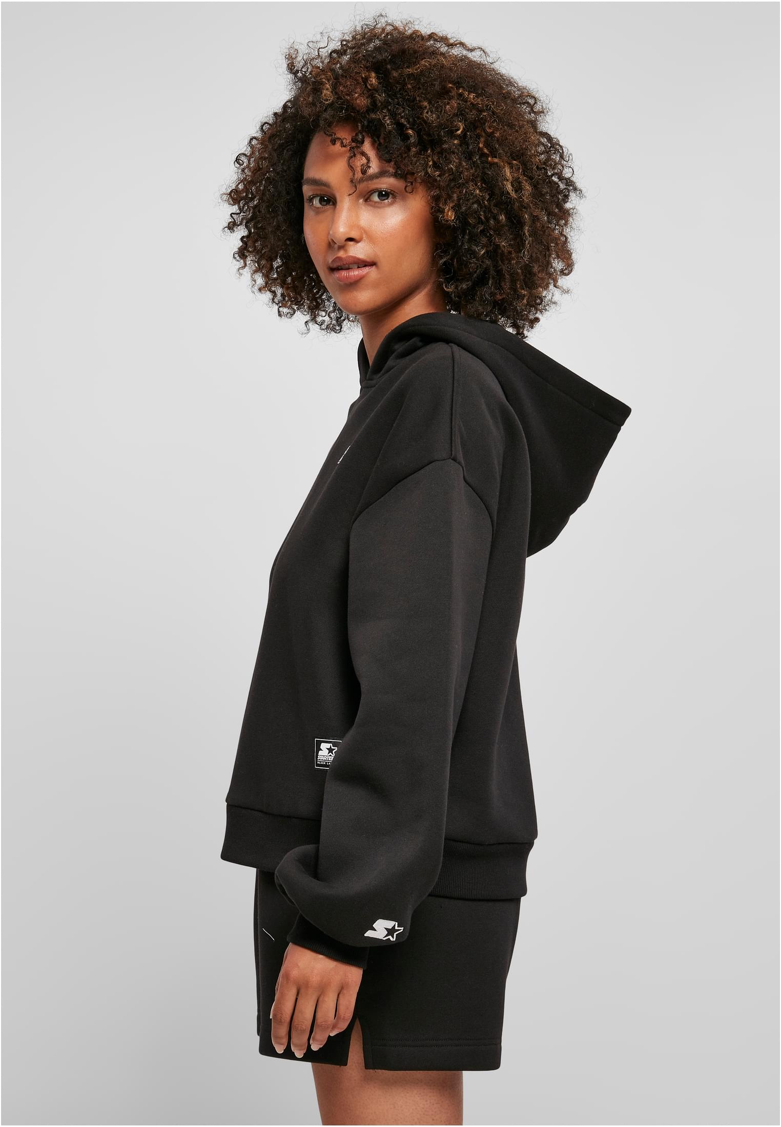Ladies Starter Essential Oversized Hoody Starter Black Label ST228-00007 black