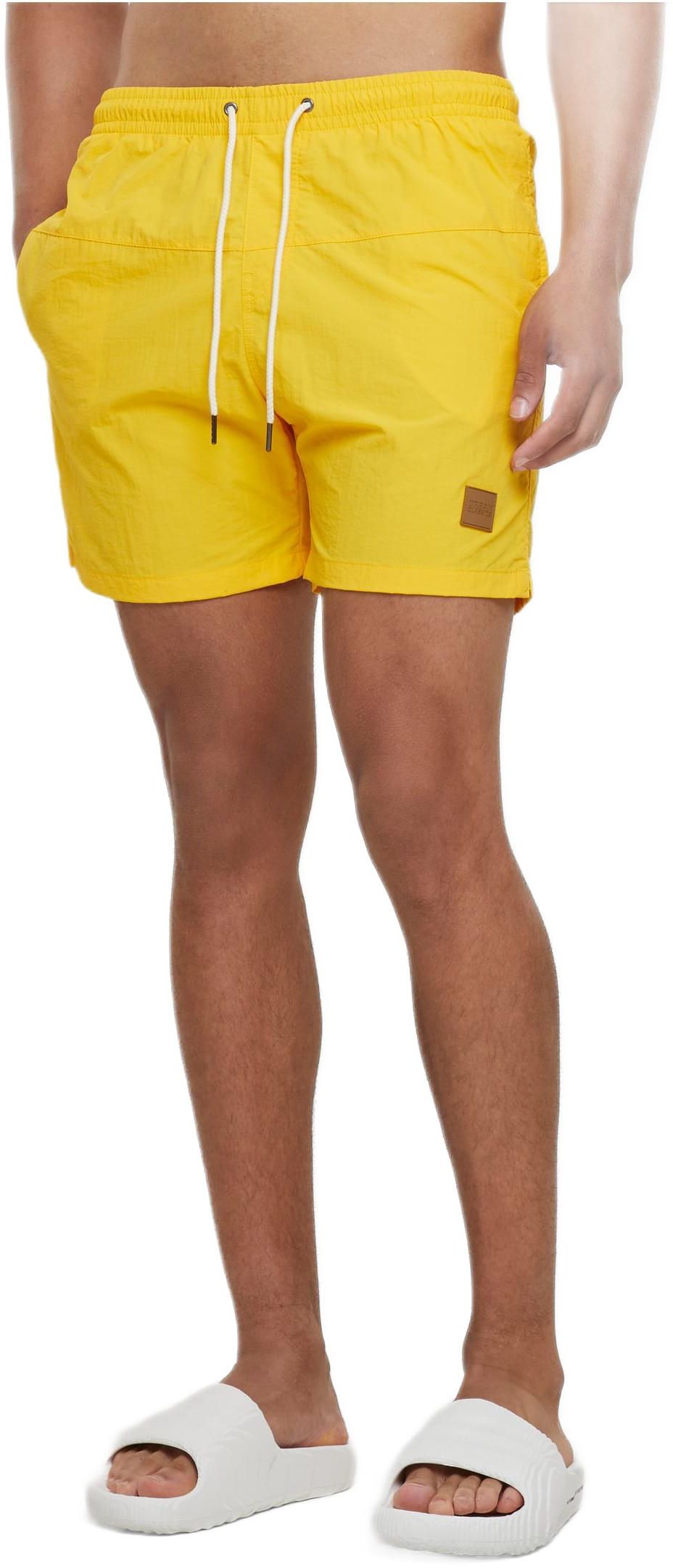 Block Swim Shorts Urban Classics TB1026-01148 chrome yellow