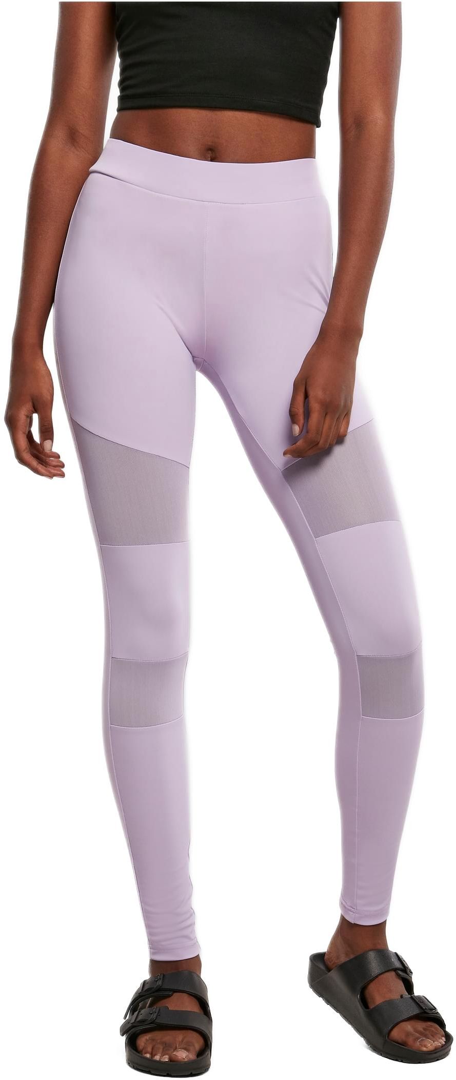 Γυναικείο Κολάν Tech Mesh TB1174 Urban Classics Black Lilac