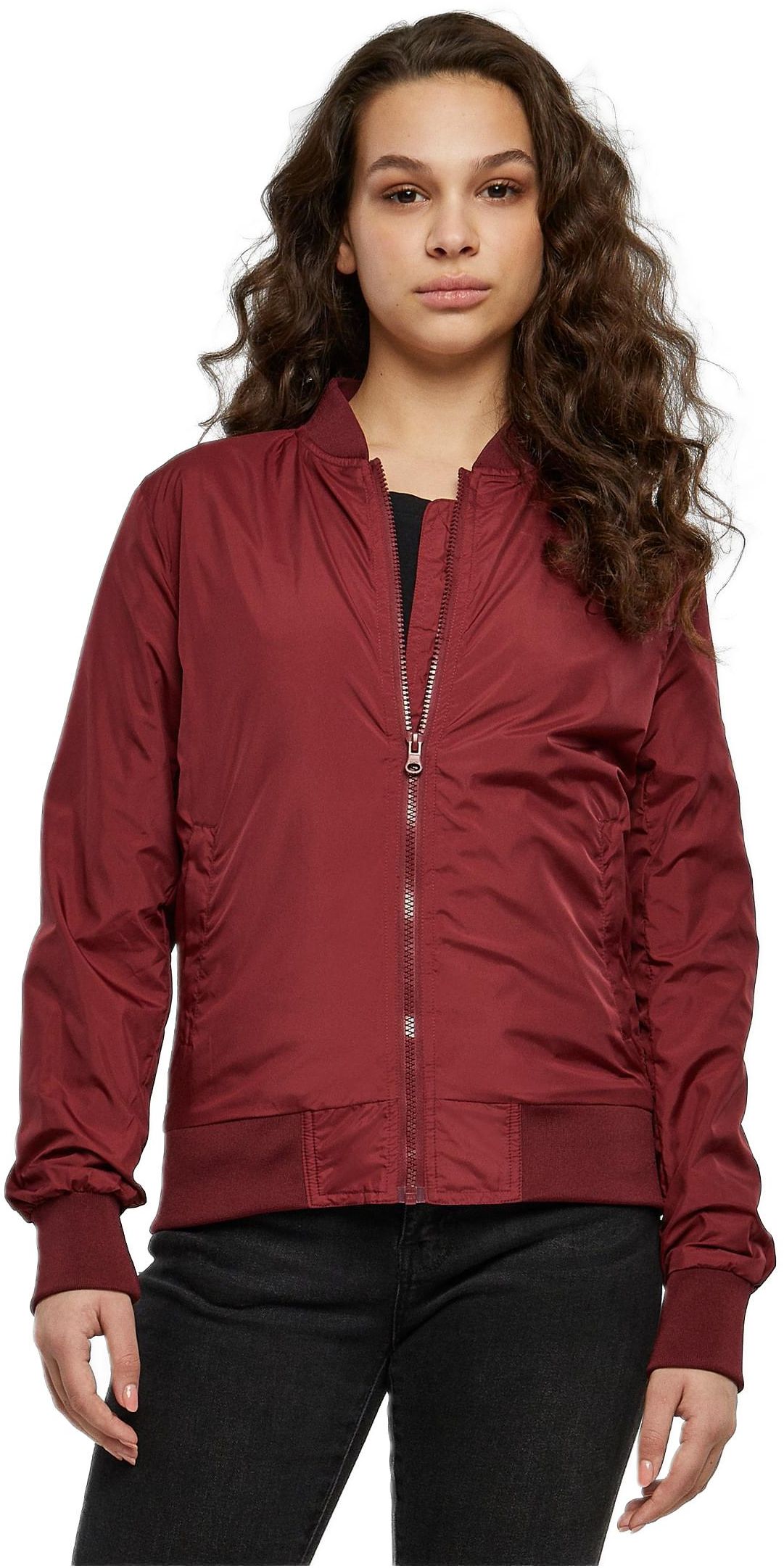 Γυναικείο Μπουφάν Light Bomber TB1217 Urbana Classics Burgundy