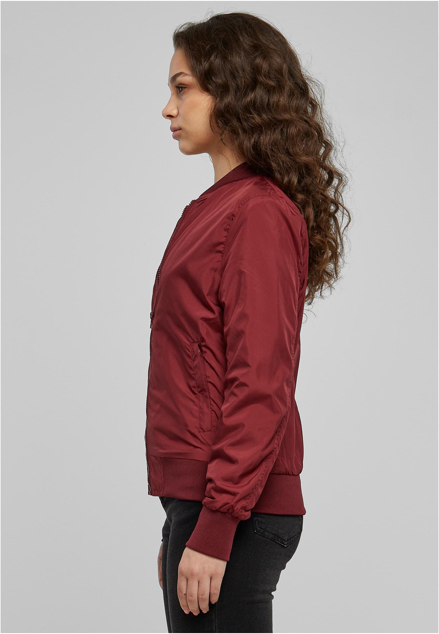 Γυναικείο Μπουφάν Light Bomber TB1217 Urbana Classics Burgundy