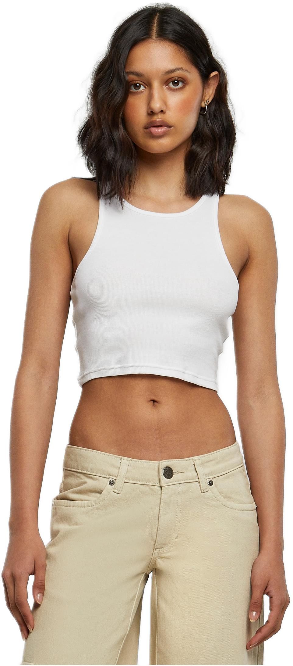 Γυναικείο Cropped Rib Top TB1498-00220 Urban Classics White