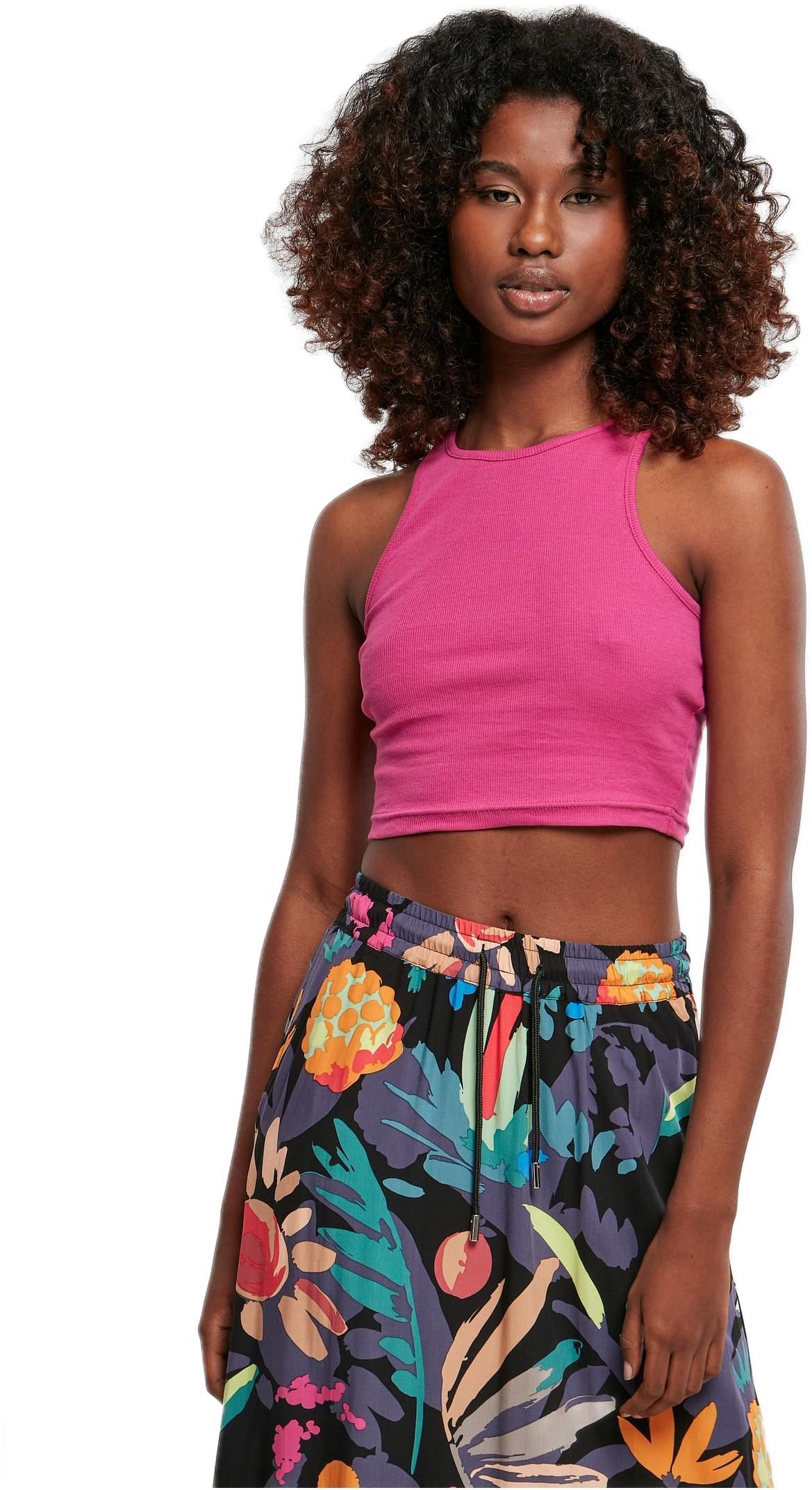 Γυναικεία Μπλούζα Cropped Rib TB1498-02260 Urban Classics brightviolet
