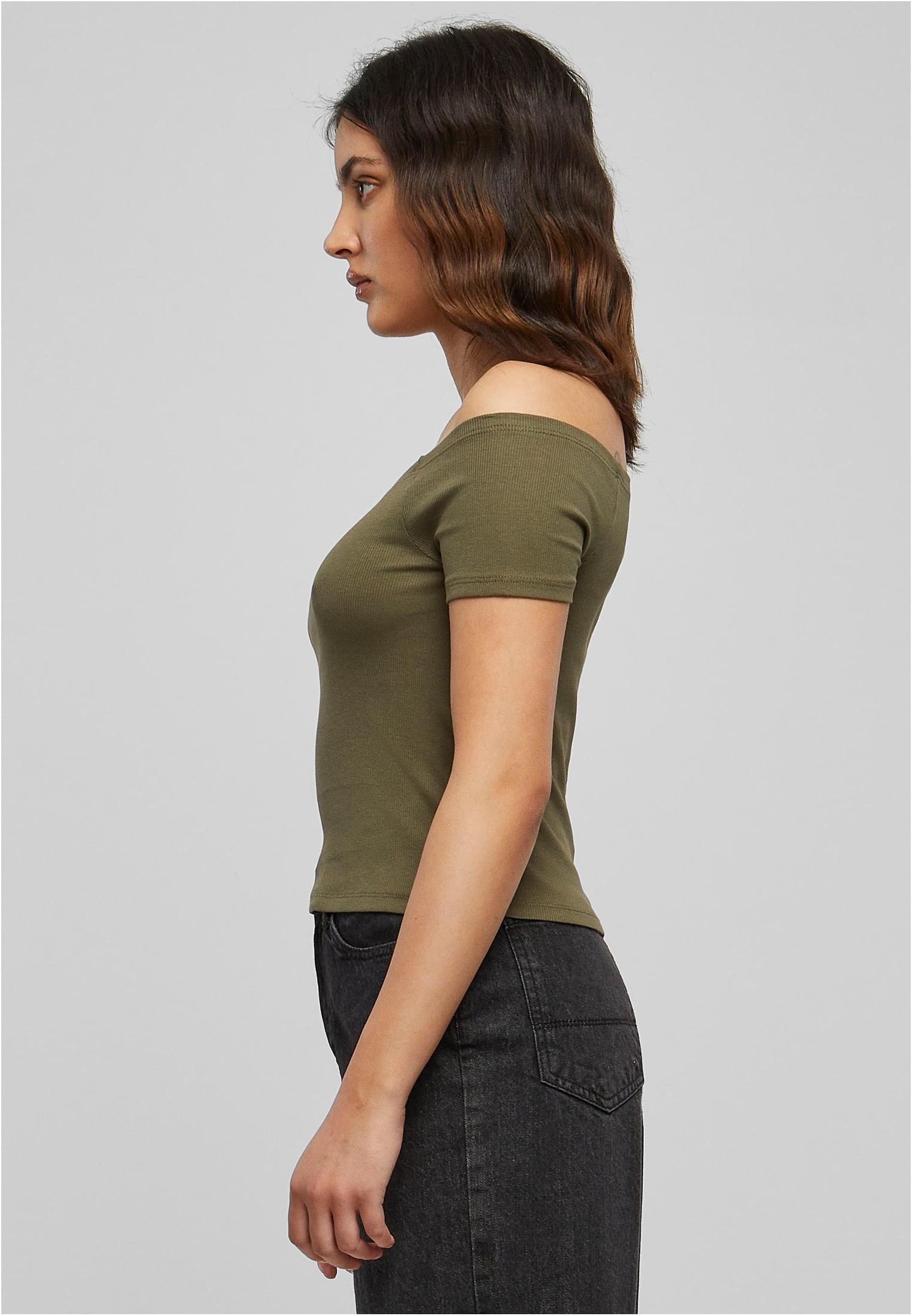 Γυναικεία Μπλούζα Off Shoulder TB1500 Urban Classics Olive