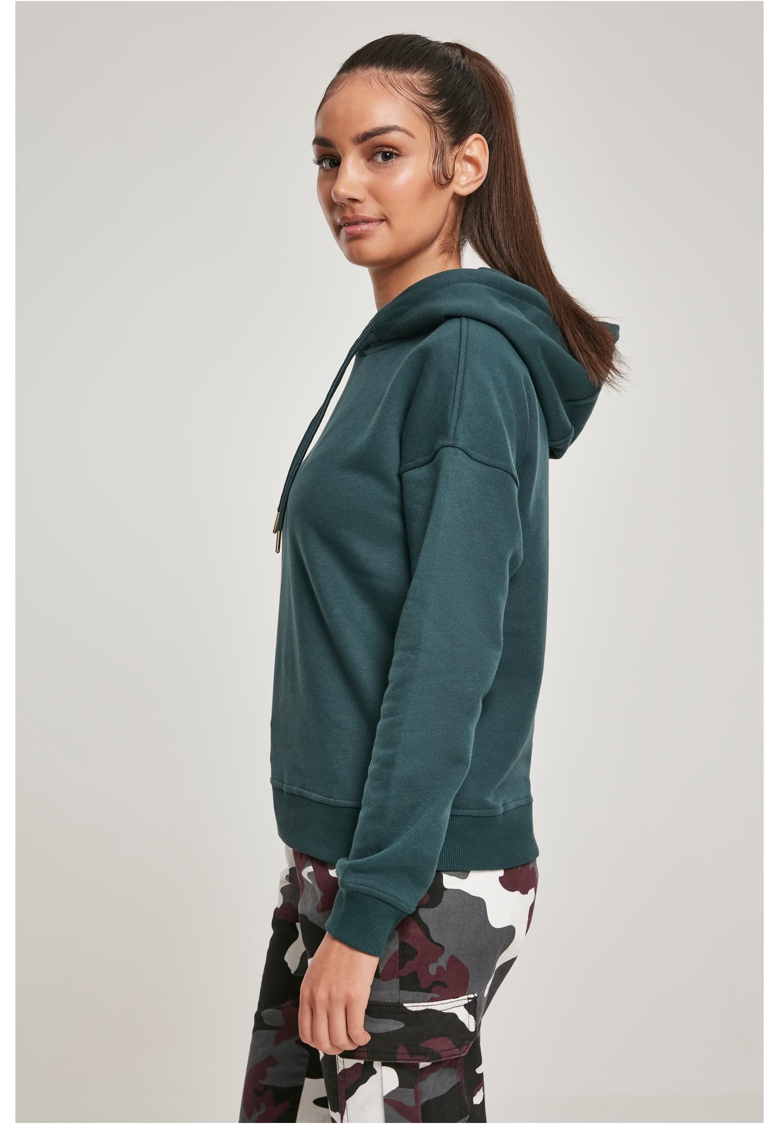 Γυναικείο Φούτερ με Κουκούλα TB1524 Urban Classics Bottlegreen