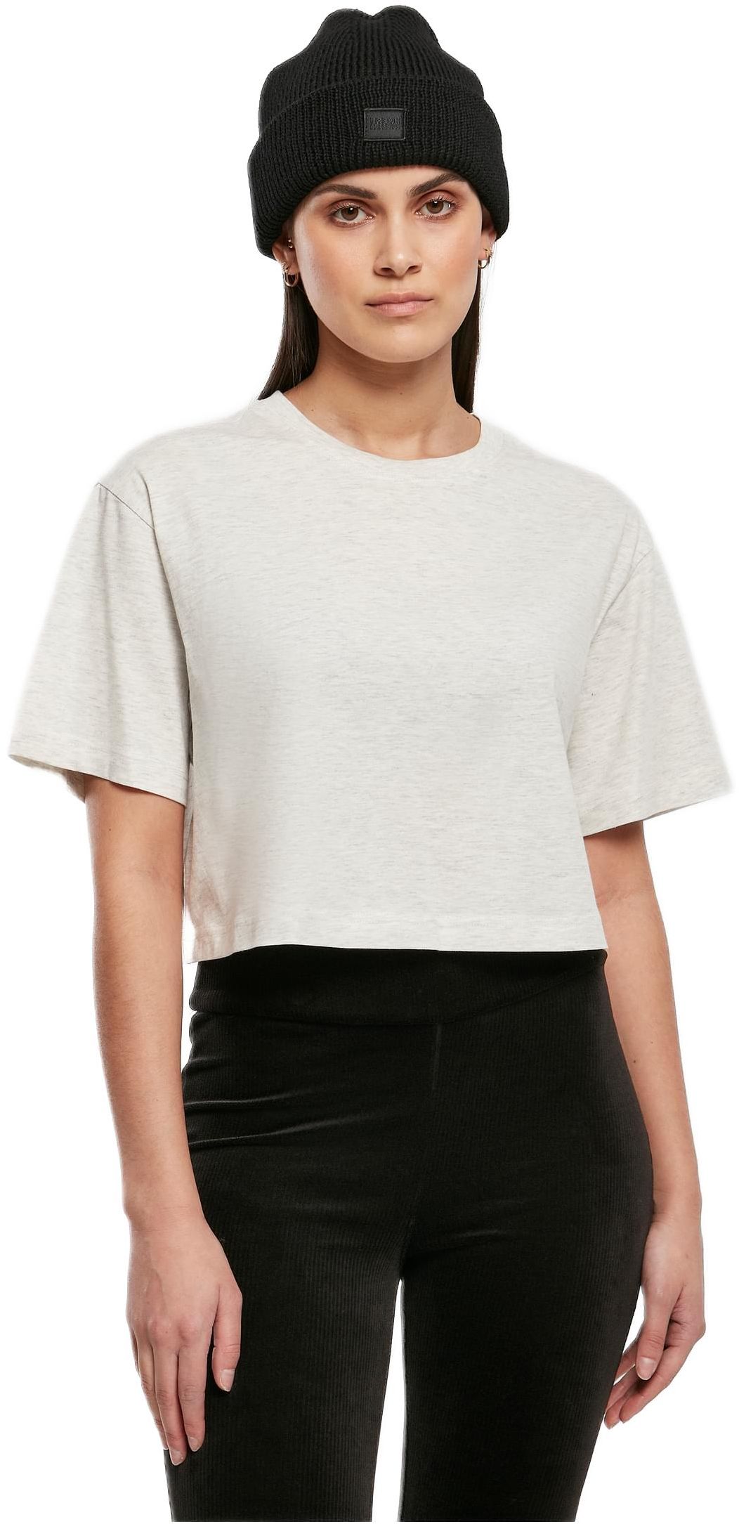 Ladies Short Oversized Tee TB1555 Urban Classics Lightgrey