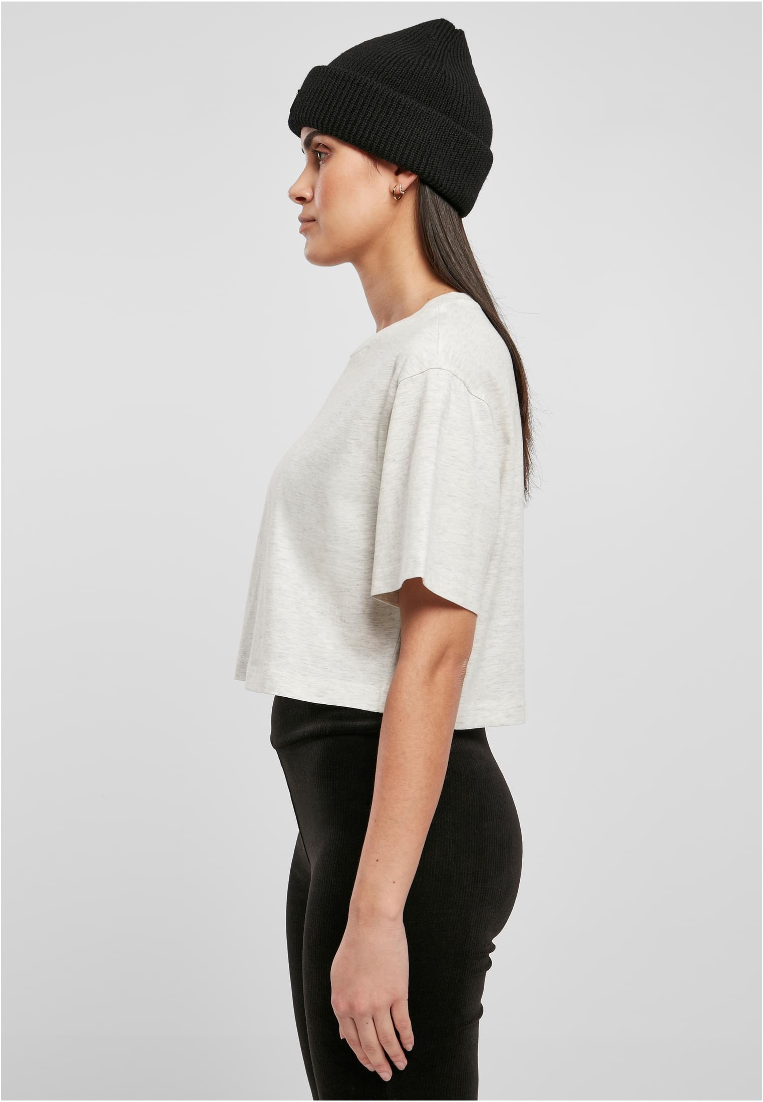 Ladies Short Oversized Tee TB1555 Urban Classics Lightgrey