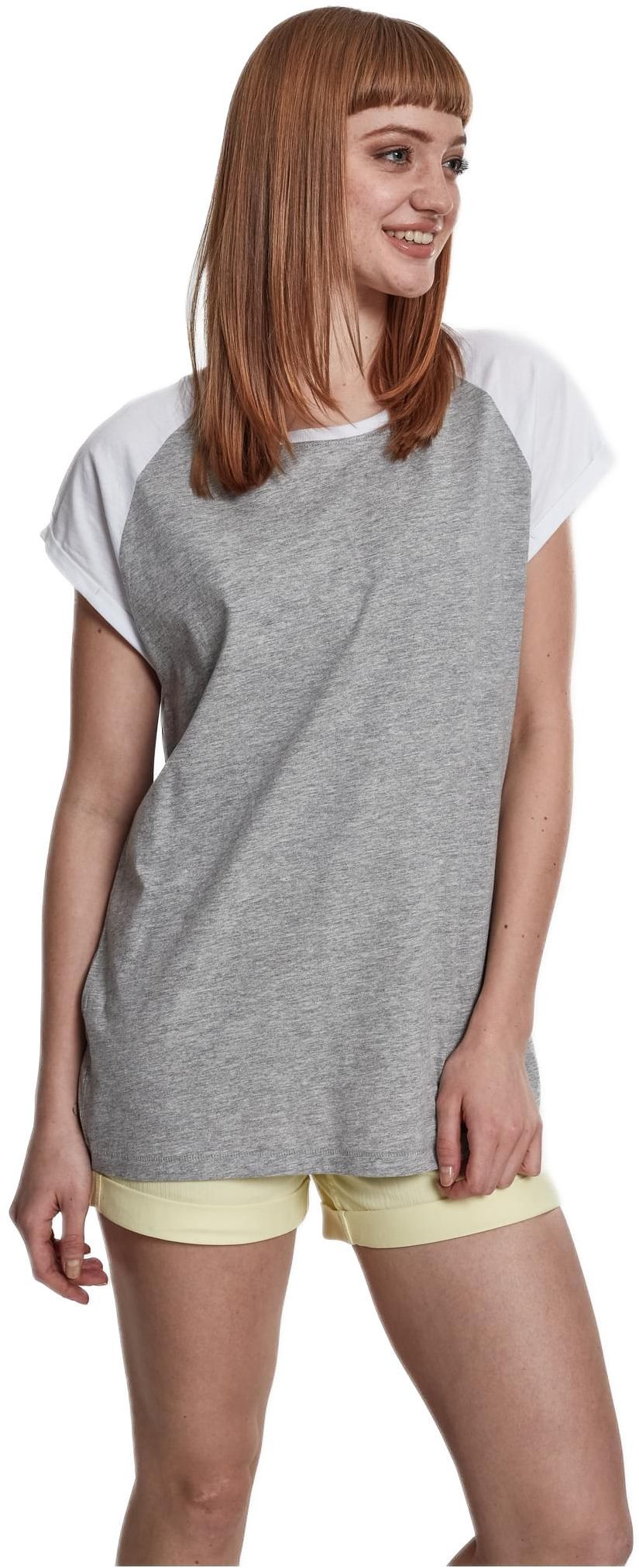 Γυναικείο T-shirt TB1913-01219 Urban Classics Raglan Tee Grey/White
