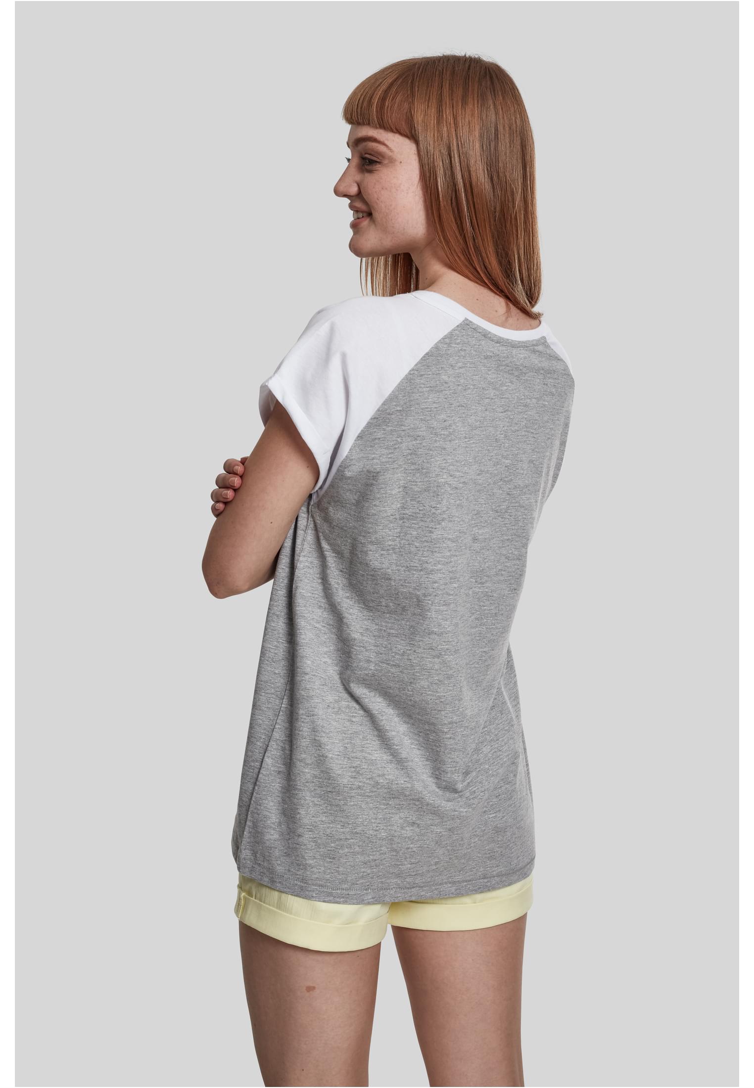 Γυναικείο T-shirt TB1913-01219 Urban Classics Raglan Tee Grey/White