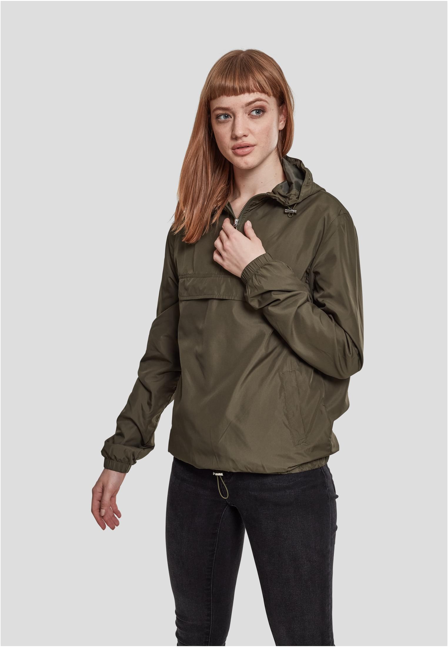 Γυναικείο Μπουφάν Pull Over TB2013-00551 Urban Classics Dark Olive